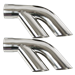 1976-1981 Trans Am Performance Exhaust 2.5" to Dual 2.25" Stainless Split Tips  - N7C-EVT10