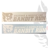 12" Bandit Run Feathers Decals  