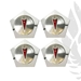 17x9 Honeycomb Wheels Pontiac Trans Am Firebird w/Centercaps & Lug Nuts - 