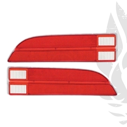1970-73 Pontiac Trans Am Firebird Tail Lamp Lens Pair RH/LH Set 
