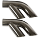 1976-1981 Trans Am Performance Exhaust 2.5" Stainless Split Tips (Black Chrome) - CP-1510-01