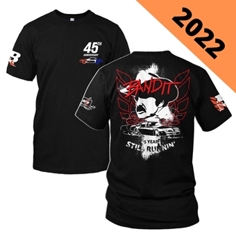 2022 Bandit Run T-Shirt 'Bandit 45 Years Still Running' Edition 