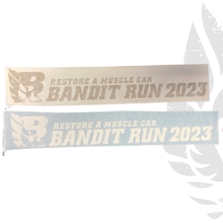 2023 15" Bandit Run Decals 