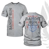2023 Bandit Run T-Shirt "RockNRollBird" Edition - Gray 