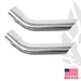 70-76 Trans Am Firebird 2.5" to 2.5" Slip-Fit Stainless Exhaust Tips EXTENSIONS - CP-1510-08