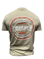 Official "Locally Crafted" Restore A Muscle Car Shirt - Light Green 