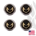 New 1977-81 Firebird Trans Am Metal Snowflake/Turbo Wheel Center Caps in Gold - Set of Four - NB-N6D1WH151006