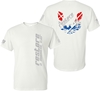 New Design Patriotic Bird Restore a Muscle Car Premium T-Shirt (White) 