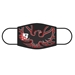 New Release Bandit Run Face Mask - BR Black/Red Mask