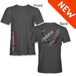 New Release RaMC Patriotic Bird T-Shirt with Sleeve Print 