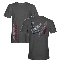 New Release RaMC Patriotic Bird T-Shirt with Sleeve Print 