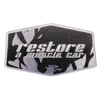 New Release Restore a Muscle Car Embroidered Patch 