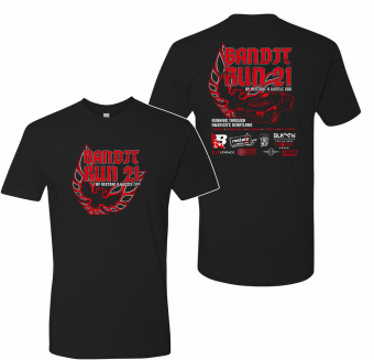 2021 Bandit Run T-Shirt - BLACK 