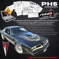 Pontiac Historical Services Automotive Records - PHS 