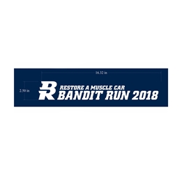 2018 Bandit Run Decal White 